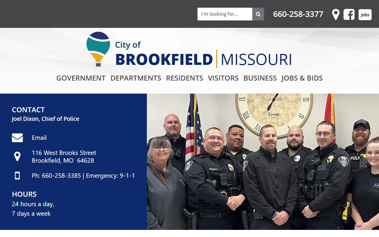 Linn County arrest records Brookfield Police Department source