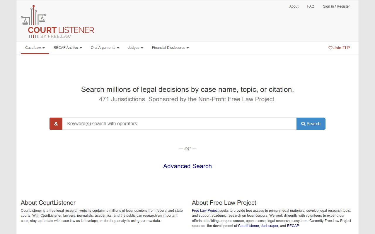 Linn County court records CourtListener legal opinions and docket alerts